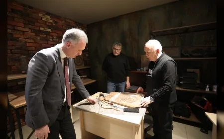 İnegöl Belediye Başkanı Alper Taban İNESMEK kurslarını ziyaret etti 847 kursiyer eğitim alıyor