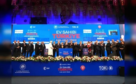 Çevre Şehircilik ve İklim Değişikliği Bakanı Murat Kurum Çorum’da TOKİ kura çekilişi gerçekleştirdi