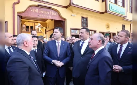 Çorum’da Bakan Murat Kurum Kent Meydanı ve Tarihi Alanlarda İncelemelerde Bulundu