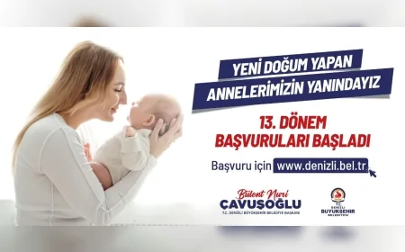 Denizli Büyükşehir Belediye Başkanı Bülent Nuri Çavuşoğlu: “Yeni doğan desteğiyle bebeklerimizin ilk gülüşüne eşlik ediyoruz”