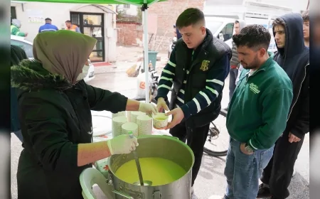 Tepebaşı Belediyesi’nden Polis Haftası’nda şehitler anısına camilerde çorba ikramı