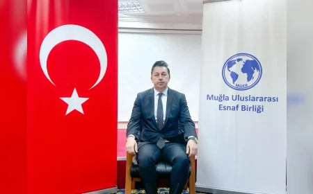 Marmaris Esnaf Odası Başkanı Mehmet Ayyıldız Muğla Uluslararası Esnaf Birliği İl Başkanı seçildi