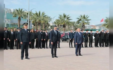 ALİAĞA’DA TÜRK POLİS TEŞKİLATI’NIN 181’İNCİ YIL DÖNÜMÜ TÖRENLERLE KUTLANDI