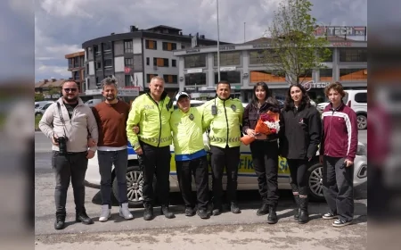 Düzce Belediyesi’nden Polis Haftasında Duygulandıran Sürpriz Organizasyon