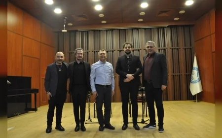 Ege Üniversitesi Konservatuvarında Haydar Tatlıyay eserleri klarnet ve ud ile icra edildi