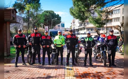 Seferihisar’da Polis Haftası törenlerle kutlandı şehit polis Mehmet Tozun anıldı