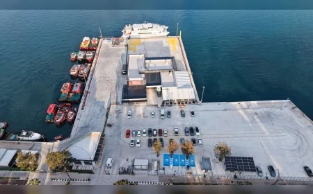 İzmir Aliağa’da Aliaport’tan Midilli’ye düzenli deniz seferleri başladı