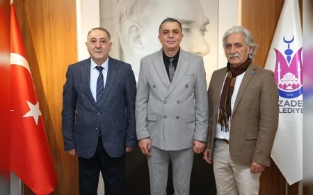 Şehzadeler Kaymakamı Fatih Genel ve Yunusemre Kaymakamı Cantürk’ten Başkan Şimşek’e Ziyaret