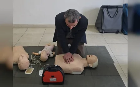 Çorum’da Temel İlk Yardım Eğitimleri Sürüyor Vatandaşlara “İlk Yardım Hayat Kurtarır” Bilinci Aşılanıyor