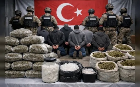 İçişleri Bakanlığı: “Van ve Hakkari’de 446 kilogram uyuşturucu ele geçirildi, 8 şüpheli yakalandı”