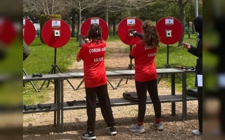 Çorum’da 23 Nisan Coşkusu Modern Pentatlon Laser Run İl Müsabakalarıyla Sporla Buluştu