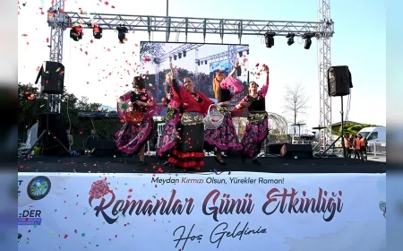 YALOVA’DA ROMANLAR GÜNÜ ETKİNLİĞİ RENKLİ GÖRÜNTÜLER VE YOĞUN KATILIMLA KUTLANDI