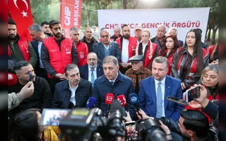 BUCA BELEDİYE BAŞKANI GÖRKEM DUMAN MESLEK FABRİKASI DİRENİŞİNDE NÖBET TUTTU “İZMİR’İN GELECEĞİNİ KİMSEYE TESLİM ETMEYECEĞİZ”