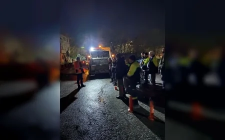 ODUNPAZARI BELEDİYESİ GECE VARDİYASINDAKİ PERSONELE İŞ SAĞLIĞI VE GÜVENLİĞİ EĞİTİMİ VERDİ