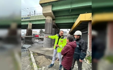 İstanbul Büyükşehir Belediyesi M1A Metro Hattı Viyadüklerinde Deprem Güçlendirmesinde Yüzde 90 Seviyesine Ulaştı
