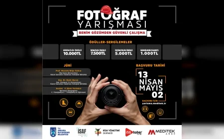 ANKARA BÜYÜKŞEHİR BELEDİYESİNDEN “GÖZÜMDEN GÜVENLİ ÇALIŞMA” FOTOĞRAF YARIŞMASI BAŞVURULARI BAŞLADI!