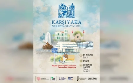 KARŞIYAKA BELEDİYESİ “AÇIK HAVA KENT MÜZESİ” PROJESİNİ 14 NİSAN’DA TANITACAK