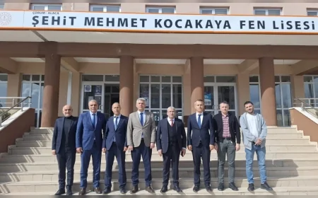 Çorum İl Millî Eğitim Müdürü Cemil Çağlar Alaca’da Okulları Yerinde İnceledi Türkiye Yüzyılı Maarif Modeli Uygulamaları Değerlendirildi