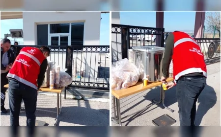 Kahramankazan Belediyesi Sınav Döneminde Öğrenci ve Öğretmenlere Çorba İkramında Bulundu