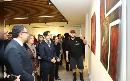 Eskişehir’de “Spatium” Sergisi Sanat Sokağı’nda Açıldı Genç Sanatçılar Disiplinler Arası Üretimlerini Sergiledi