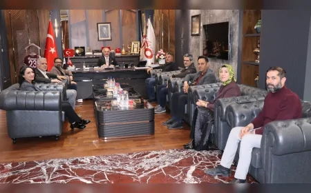 MEDİLİNES HOSPİTAL YÖNETİMİ ELAZIĞ TİCARET VE SANAYİ ODASI BAŞKANI İDRİS ALAN’I ZİYARET ETTİ