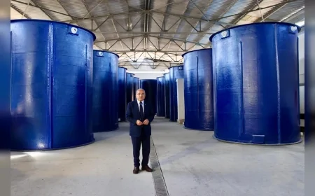 ORDU BÜYÜKŞEHİR BELEDİYESİ KENDİ ÜRETTİĞİ FİBERGLAS SU DEPOLARINI KIRSAL MAHALLELERE YERLEŞTİRİYOR