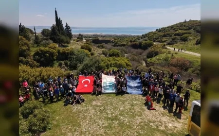 AYDIN BÜYÜKŞEHİR BELEDİYESİ SÖKE DOĞANBEY ROTASINDA TREKKİNG ETKİNLİĞİ DÜZENLEDİ