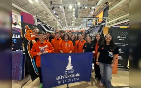İzmir Büyükşehir Belediyesi destekli robotik takımı uluslararası FRC turnuvasından ödülle döndü