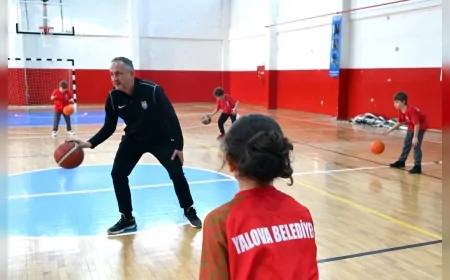 Yalova Belediyespor Basketbol Okulu’nda yeni dönem antrenmanları başladı