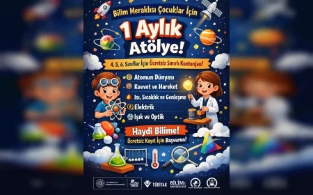 Düzce Bilim Merkezi Ücretsiz Fizik Atölyesiyle Çocukları Bilimle Buluşturuyor