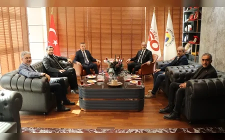 Elazığ Ticaret ve Sanayi Odası ile Fırat Üniversitesi arasında üniversite-sanayi iş birliği görüşmesi