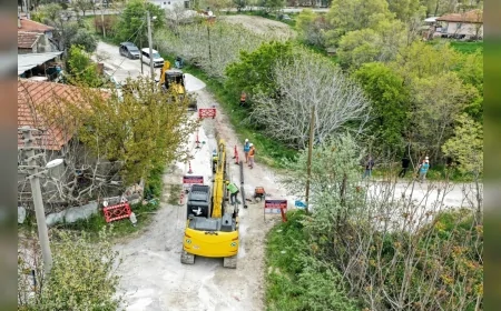 Denizli Pamukkale Pınarkent Mahallesi’nde 200 milyon TL’lik yatırımla altyapı sorunu çözülüyor