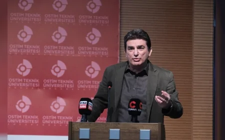 OYAK Genel Müdürü Prof. Dr. Murat Yalçıntaş OSTİM Teknik Üniversitesi’nde “Yeni Altay’ın Bilinmeyen Hikayesi”ni anlattı