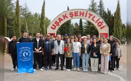 Uşak Üniversitesi Öğrencileri Mezarlıklarda Farkındalık İçin Temizlik Seferberliği Başlattı