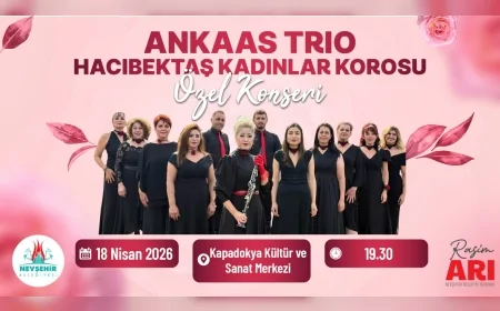 Nevşehir’de AnKaAs Üçlüsü ve Hacıbektaş Kadınlar Korosu konseri Kapadokya Kültür ve Sanat Merkezi’nde sahnelenecek