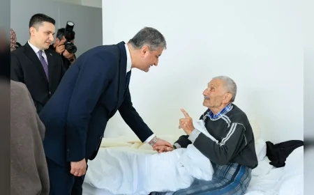 ADANA VALİSİ MUSTAFA YAVUZ İMAMOĞLU’NDA YAŞLI BAKIM MERKEZİNİ ZİYARET ETTİ