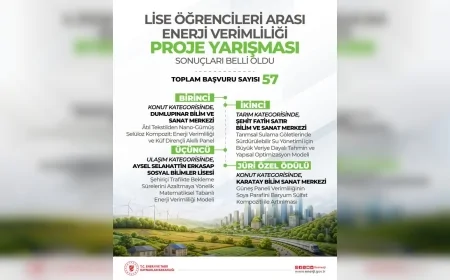 Enerji ve Tabii Kaynaklar Bakanlığı ile TÜBİTAK iş birliğiyle düzenlenen yarışmada 57 proje arasından 4 yenilikçi çalışma ödül aldı