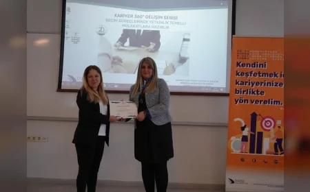 Düzce Belediyesi İş Kulübü üniversite öğrencilerine kariyer planlama ve iş bulma süreçlerini anlattı