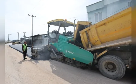 Bursa Büyükşehir Belediyesi Gürsu Kumlukalan’da Yol Çalışmasıyla Trafiği Rahatlatıyor
