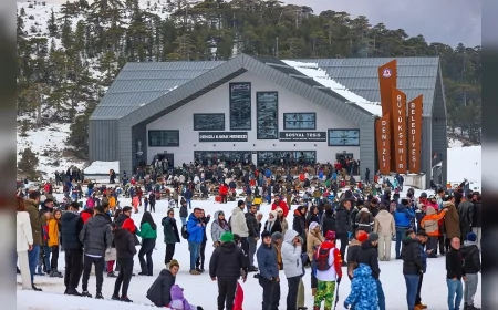 DENİZLİ KAYAK MERKEZİ 150 BİNİ AŞKIN ZİYARETÇİYLE KIŞ TURİZMİNDE ÖNE ÇIKTI