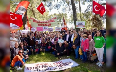 Seferihisar Belediye Başkanı İsmail Yetişkin Akbelen’de Direnişe Destek Ziyareti Gerçekleştirdi