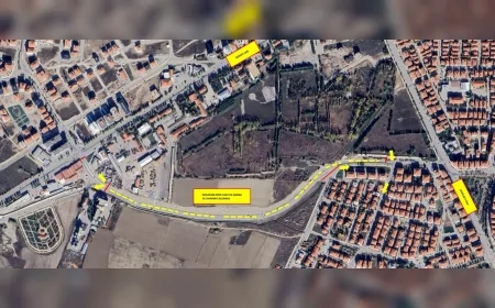 Çorum Belediyesi Erzurum Dede Caddesi’ni yol çalışması nedeniyle trafiğe kapatıyor