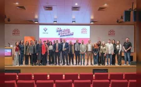 Çorum’da 12. Hitit Öğrenci Kongresi’nde 53 üniversiteden 315 genç araştırmacı buluştu