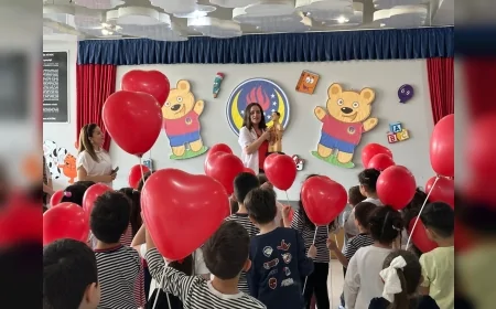 Çorum İl Sağlık Müdürlüğü’nden “Minik Kalplere Dokunan” Etkinlikte Kalp Sağlığı Eğitimi