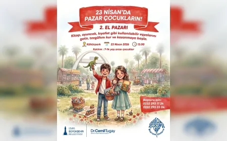 İzmir Büyükşehir Belediyesi 23 Nisan Kutlamalarını Kültürpark’ta Gün Boyu Etkinliklerle Taçlandıracak