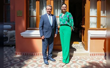 EFELER BELEDİYE BAŞKANI ANIL YETİŞKİN KOSTA RİKA FIRST LADY’Sİ SİGNE ZEİKATE İLE AYDIN’DA STRATEJİK BULUŞMADA BİR ARAYA GELDİ