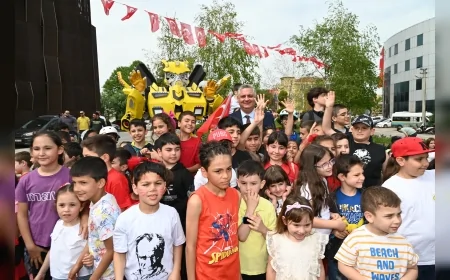Yalova Belediyesi 23 Nisan’da Meydanı Çocuk Şenliğine Dönüştürüyor