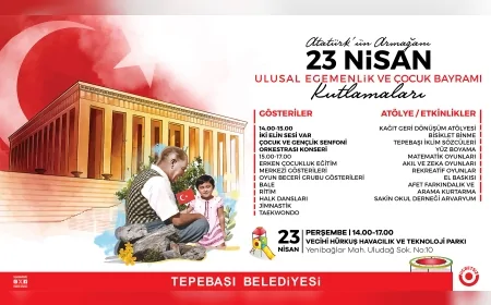 Tepebaşı Belediyesi 23 Nisan’da çocuklar için renkli etkinliklerle dolu kutlama programı hazırladı