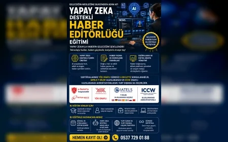 Başak Polat Eğitmenliğinde Yapay Zeka Destekli Haber Editörlüğü Eğitimi Başlıyor