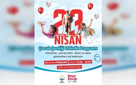 Çiğli Belediye Başkanı Onur Emrah Yıldız: “Tüm çocuklarımızı aileleriyle birlikte şenliğimize bekliyoruz”